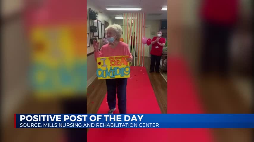 Mills Nursing and Rehabilitation Center in Maysville posted a video of the celebration.
