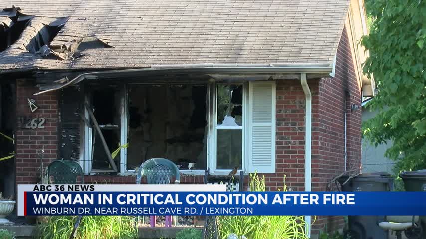 Woman critically injured in house fire on Winburn Drive in Lexington 6-3-20