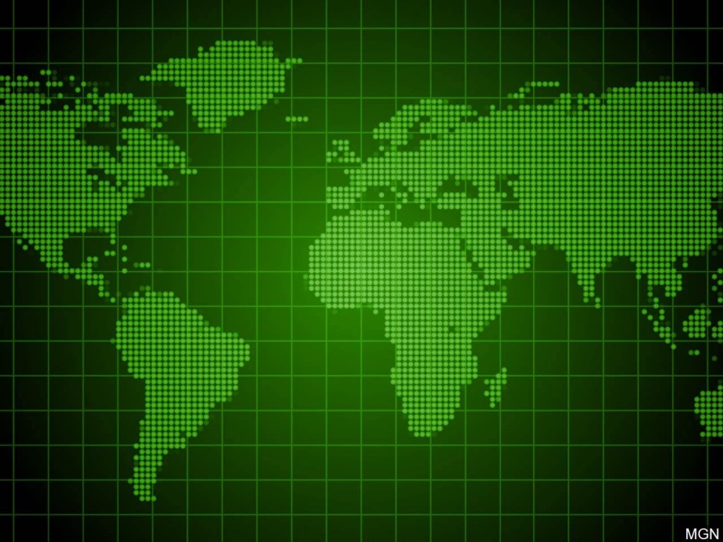 Global map background