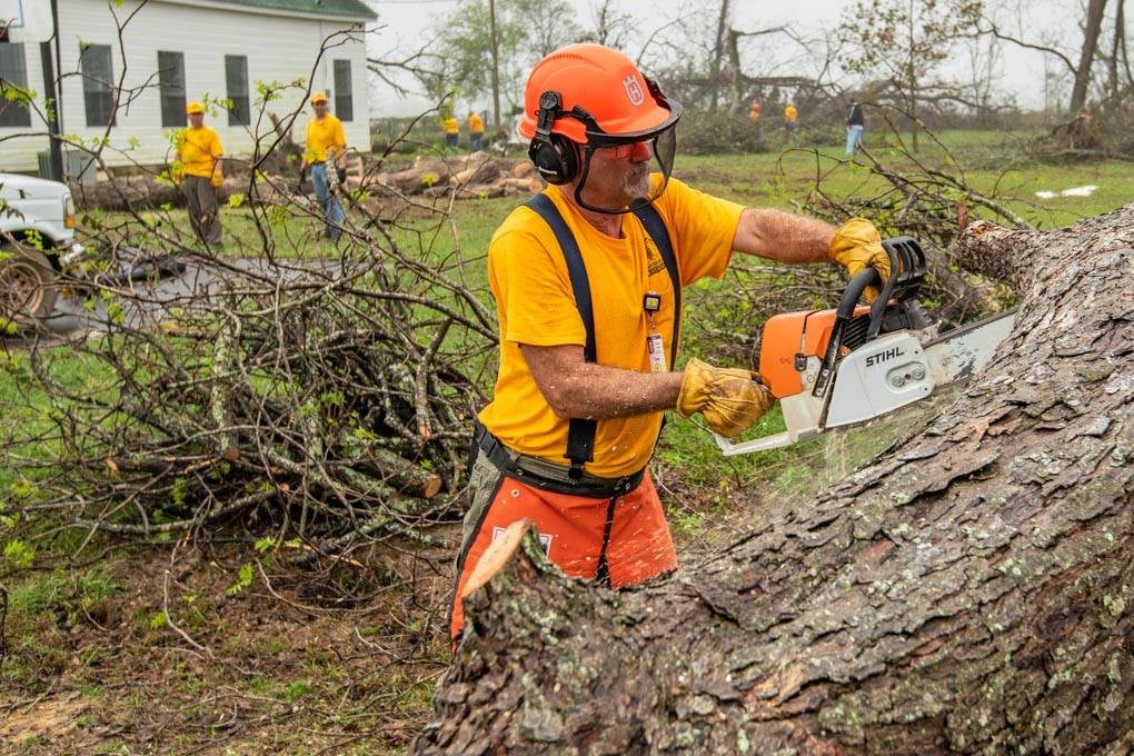 Kentucky Baptist Disaster Relief deployed teams to hard hit Louisiana following Hurricane Laura in late August 2020.  Photos courtesy Kentucky Baptist Disaster Relief