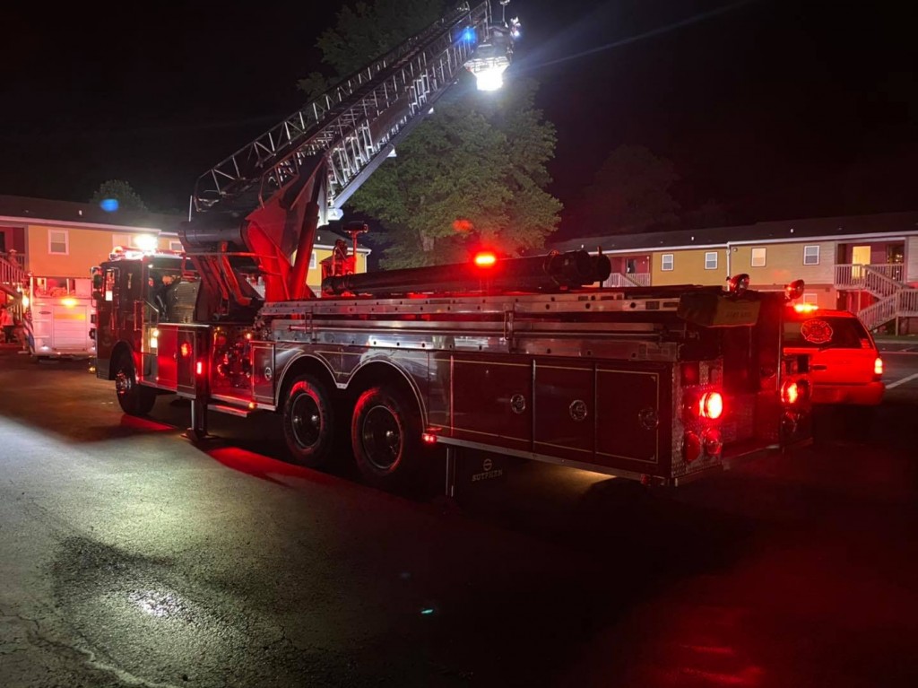 The Dempsey Housing building in Warfield (Martin County) caught fire overnight on 8-16-20.  It is a low-income housing facility.