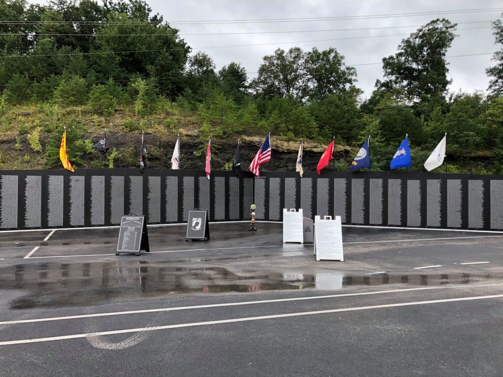 The American Veterans Traveling Tribute Vietnam Wall on display Labor Day weekend in London at Wildcat Harley-Davidson Sept. 2020