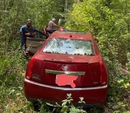 Stolen car found abandoned off Long Branch Road in Laurel County on 9-4-20