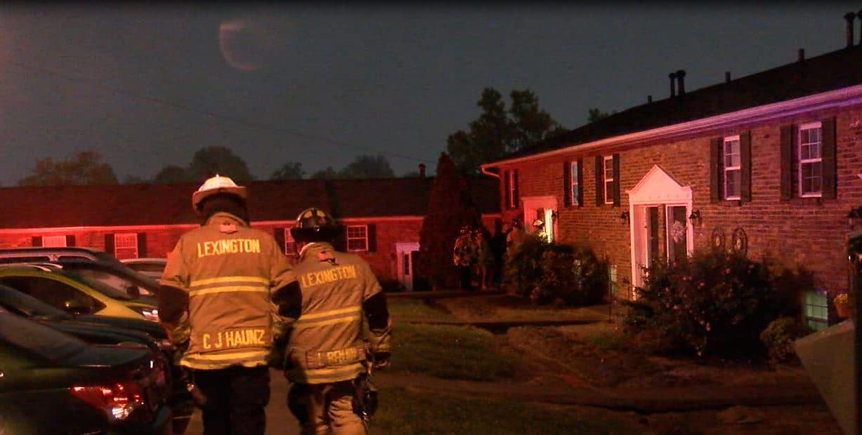 Three people taken to hospital after Lexington fire...one with life ...