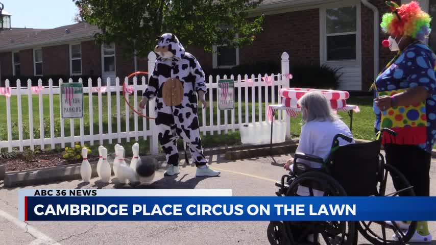 Cambridge Place in Lexington holds 'Circus on the Lawn' for residents during pandemic 10-7-20