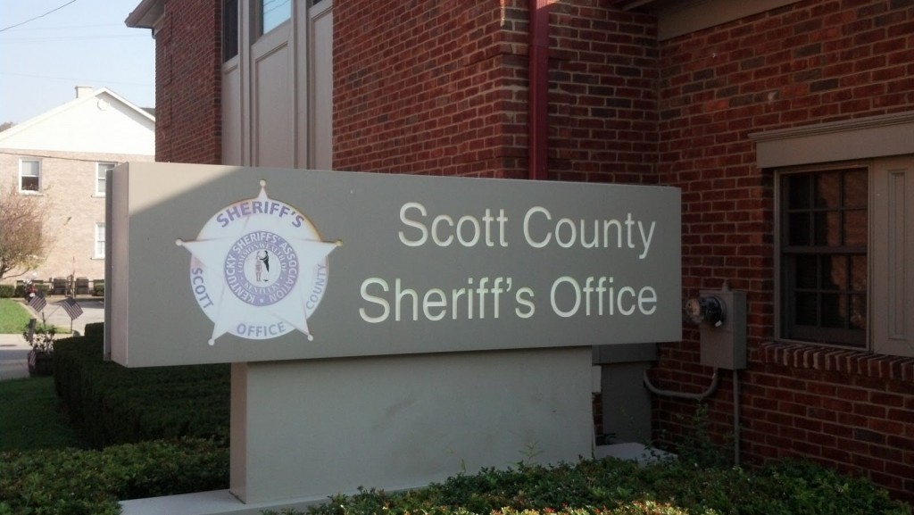 Scott County Sheriff's Office exterior with signage