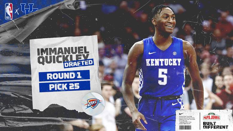Maxey, Quickley and Richards Selected in the 2020 NBA Draft – Bluegrass  Sports Nation