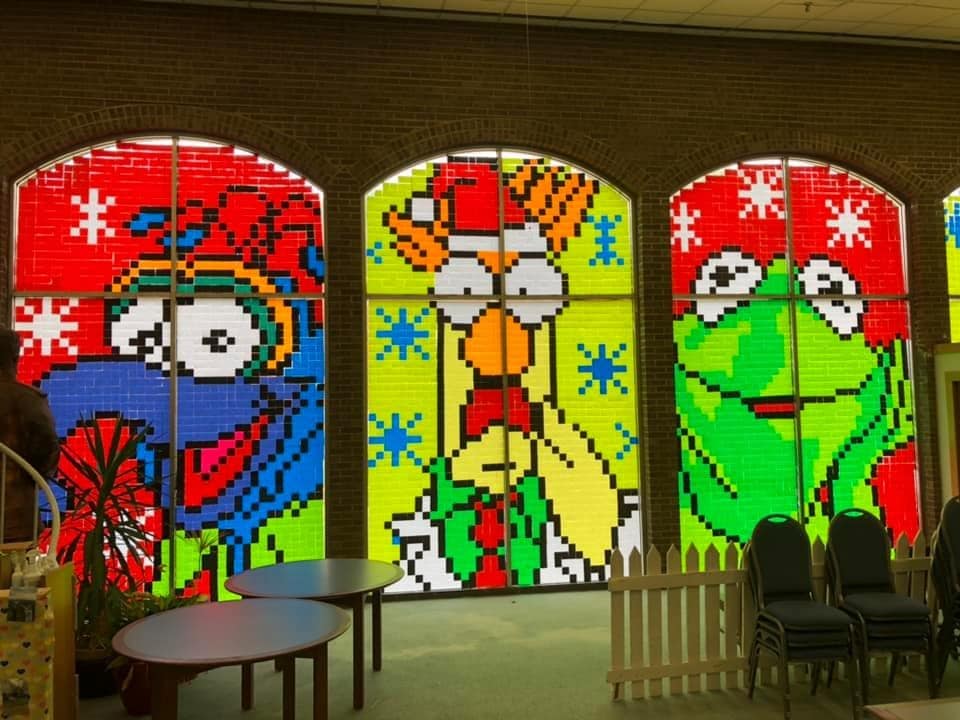 Muppets Christmas display