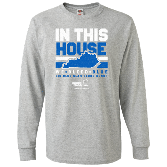 Big Blue Slam T-Shirt for 2021 blood donor competition with Florida in late January 2021