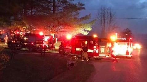 Brindle Ridge, Brodhead firefighters battle house fire - ABC 36 News