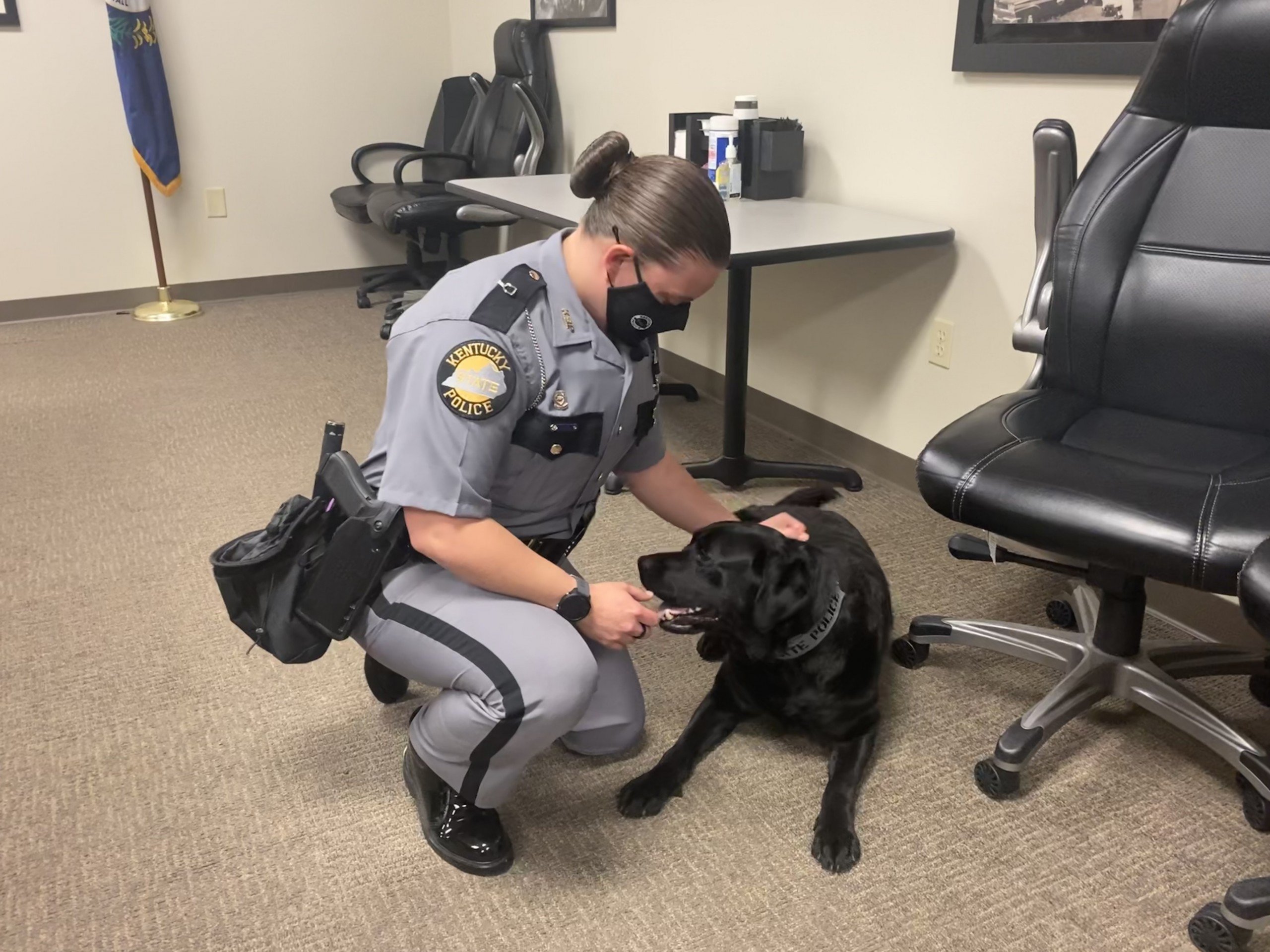 New KSP K9 can sniff out electronic evidence, doubles as emotional