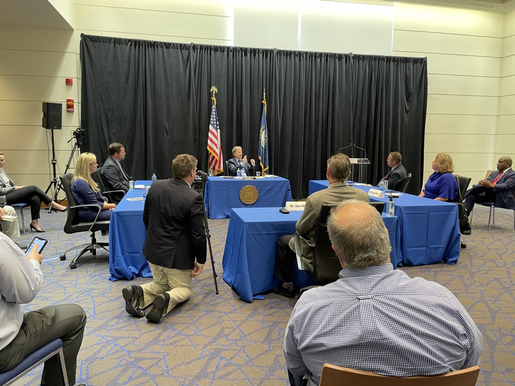 During a discussion at the University of Kentucky Thursday