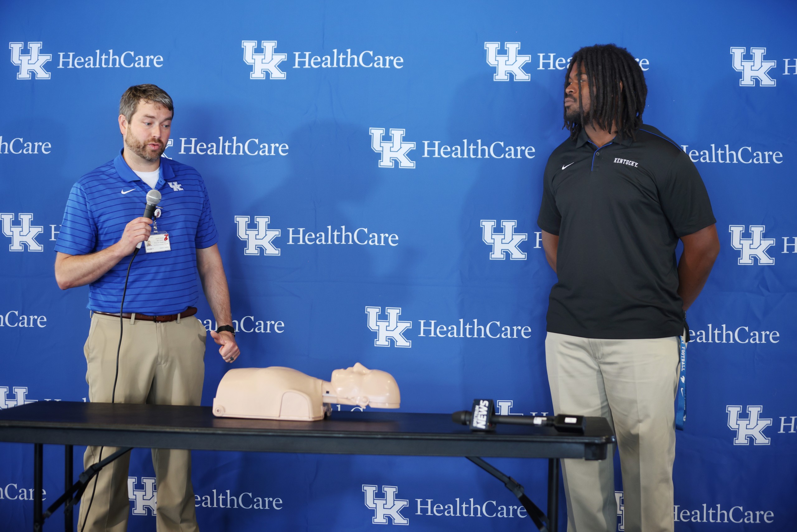 UK football player urges getting CPR certified, reflects on openheart