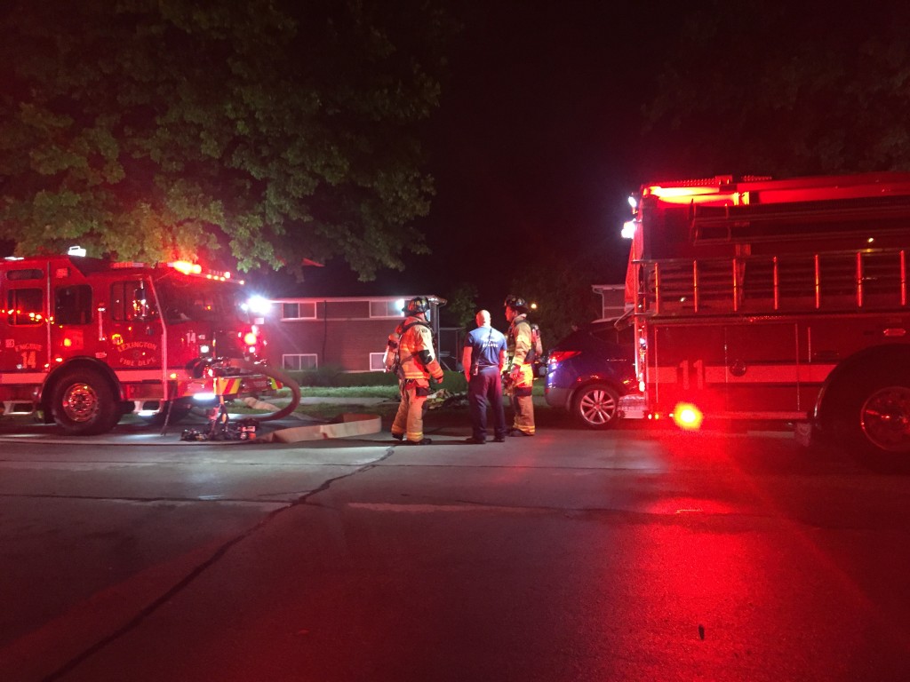 Apartment fire at 1037 Cross Keys Road in Lexington 7-8-21