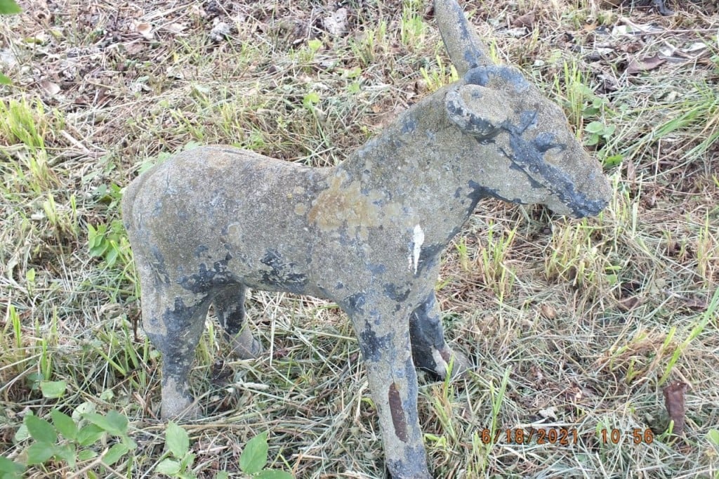 Watts Realtors & Auctioneers offers $500 reward for information leading to the arrest of the person or people who stole a concrete donkey from property at 2440 Bethel Road in Jessamine County