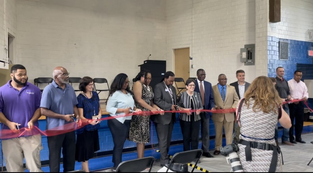 Grand opening of a new center aimed at increasing job skills. It opened at Charles Young Park on Thursday.