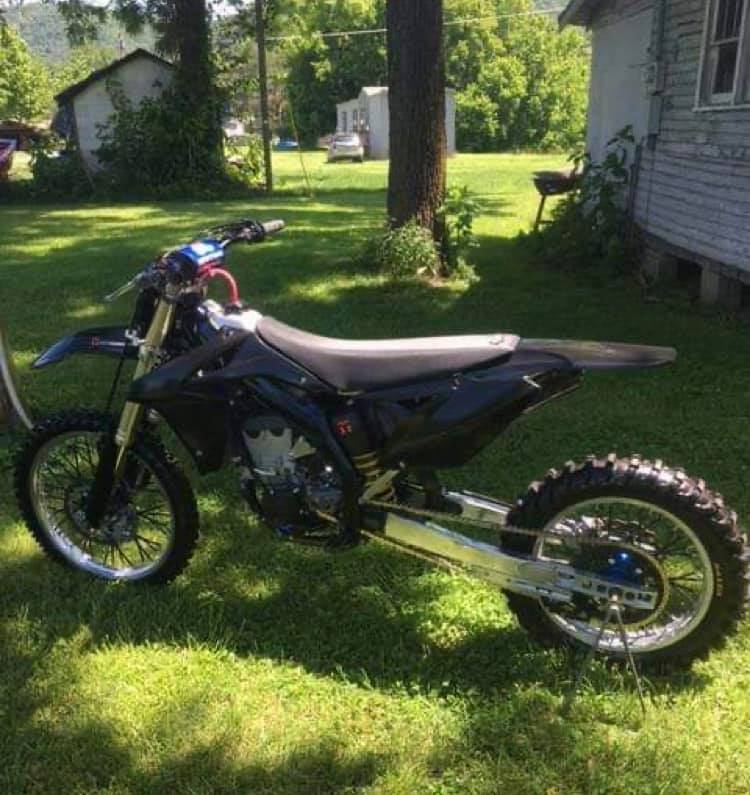 2008 Suzuki RMZ 450 stolen from Emma community in Floyd County on 7-12-21