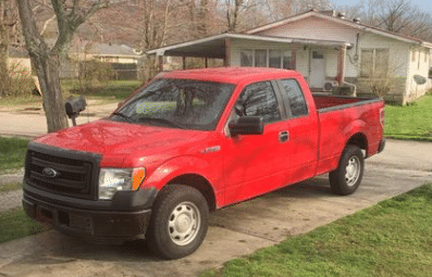 Ford F-150 with custom exhaust stolen from downtown Stanton on 7-24-21