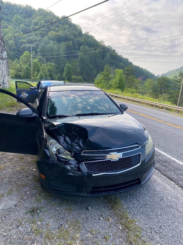 DUI hit-and-run on KY 15 in Whitesburg on 8-12-21