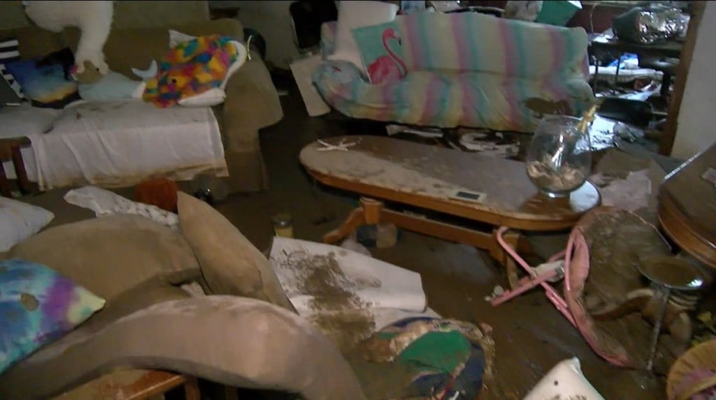 Ruby Peyton's home was destroyed in a flood in Wolfe County on 8/19/21