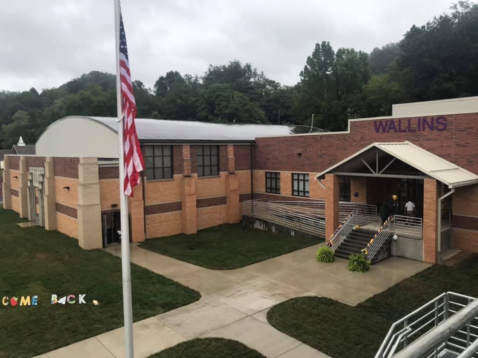 Wallins Elementary School in Harlan County grand opening after renovations 8-17-21