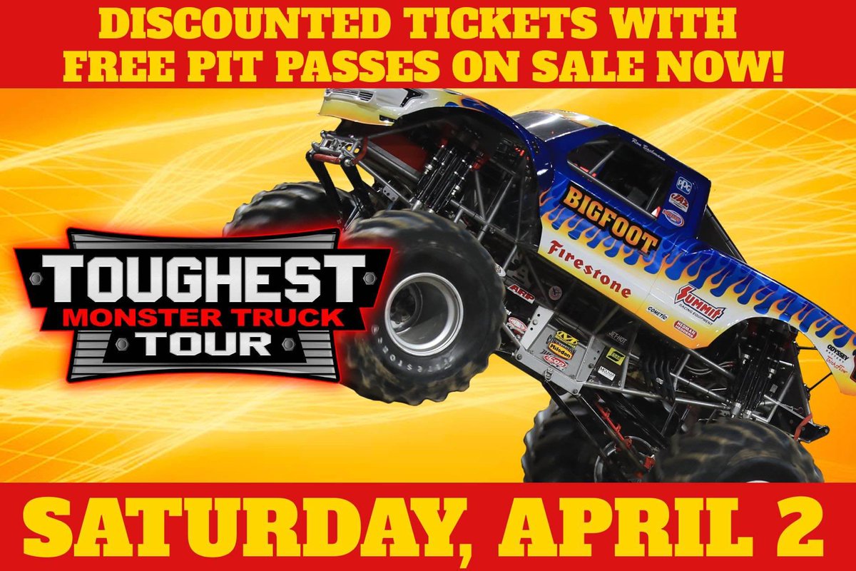 UPDATE StarT time changed for Toughest Monster Truck Tour at Rupp