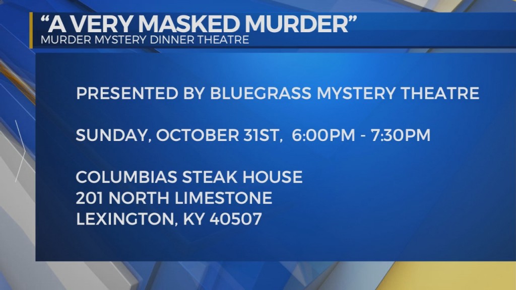 Bluegrass Mystery Theatre: A Very Masked Murder With Dana Edison Blackburn