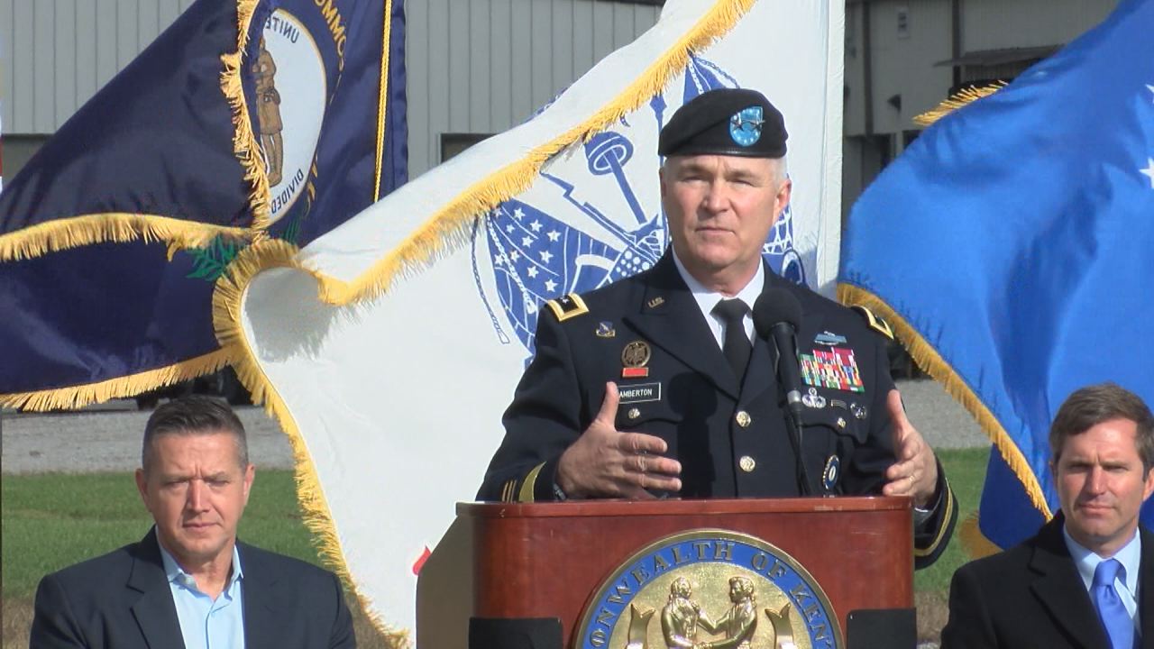 Kentucky National Guard general promoted, ground broken on new facility ...