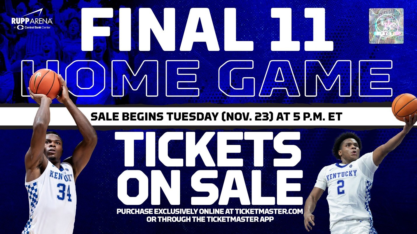 Individual Game Tickets on Sale Thursday