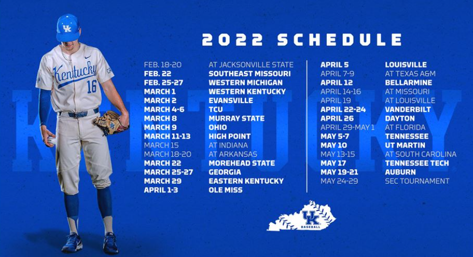 Uk Baseball 2022 Schedule