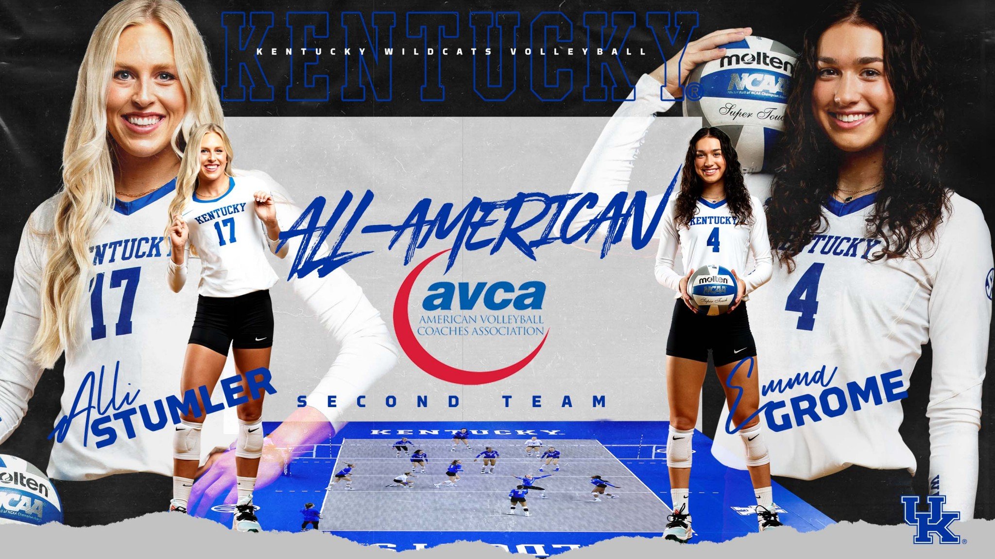 Kentucky Volleyball players Alli Stumler and Emma Grome Archives ABC