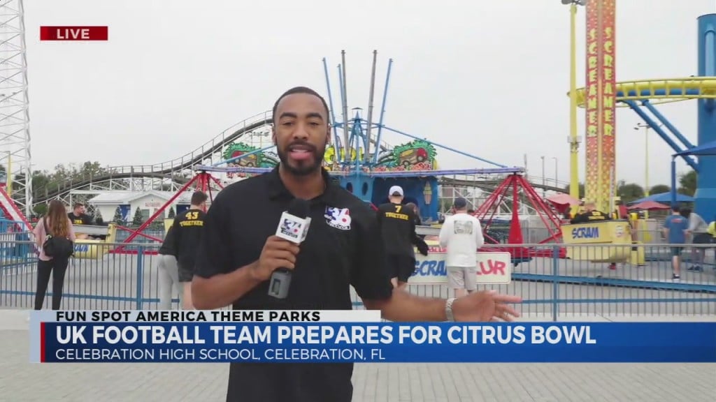 Sports: Chris Bolton Live From Fun Spot Theme Park In Florida As Wildcats Prepare For Citrus Bowl 12 30 2021 G.d.k.