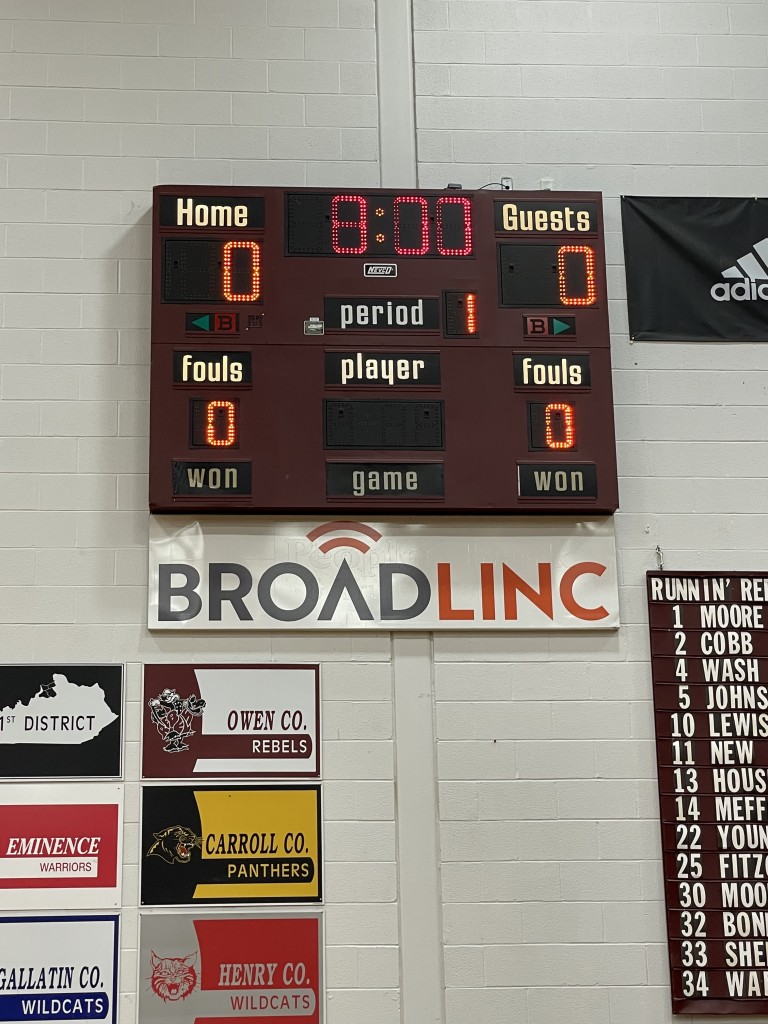 Broadlinc Owen County High School Scoreboard
