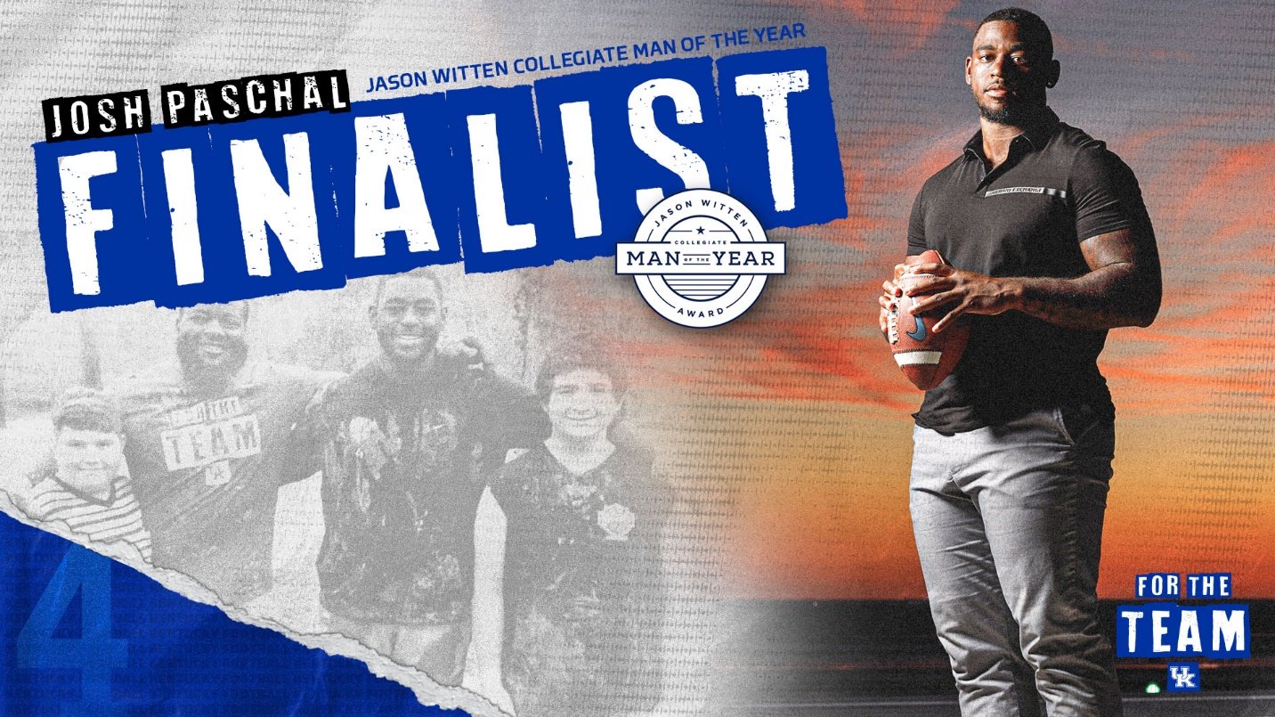 Josh Paschal Named Jason Witten Collegiate Man of Year – UK Athletics