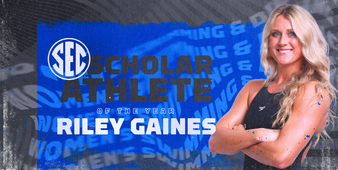 UK swimmer Riley Gaines named SEC scholarathlete of the year ABC 36 News
