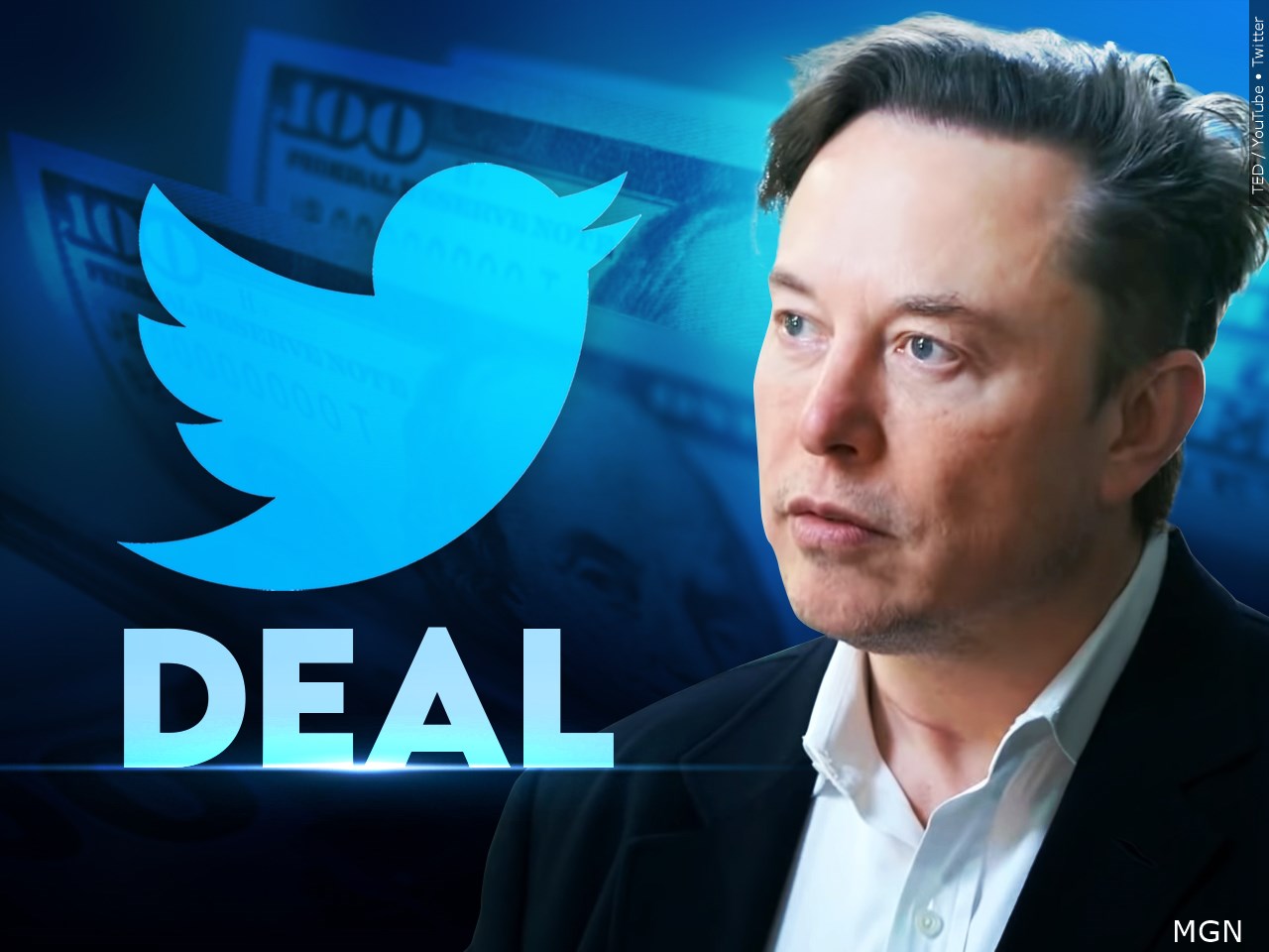 Elon Musk buys Twitter for $44B and will take it private - ABC 36 News