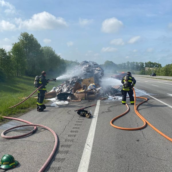 Georgetown Garbage Truck Fire 5 5 22