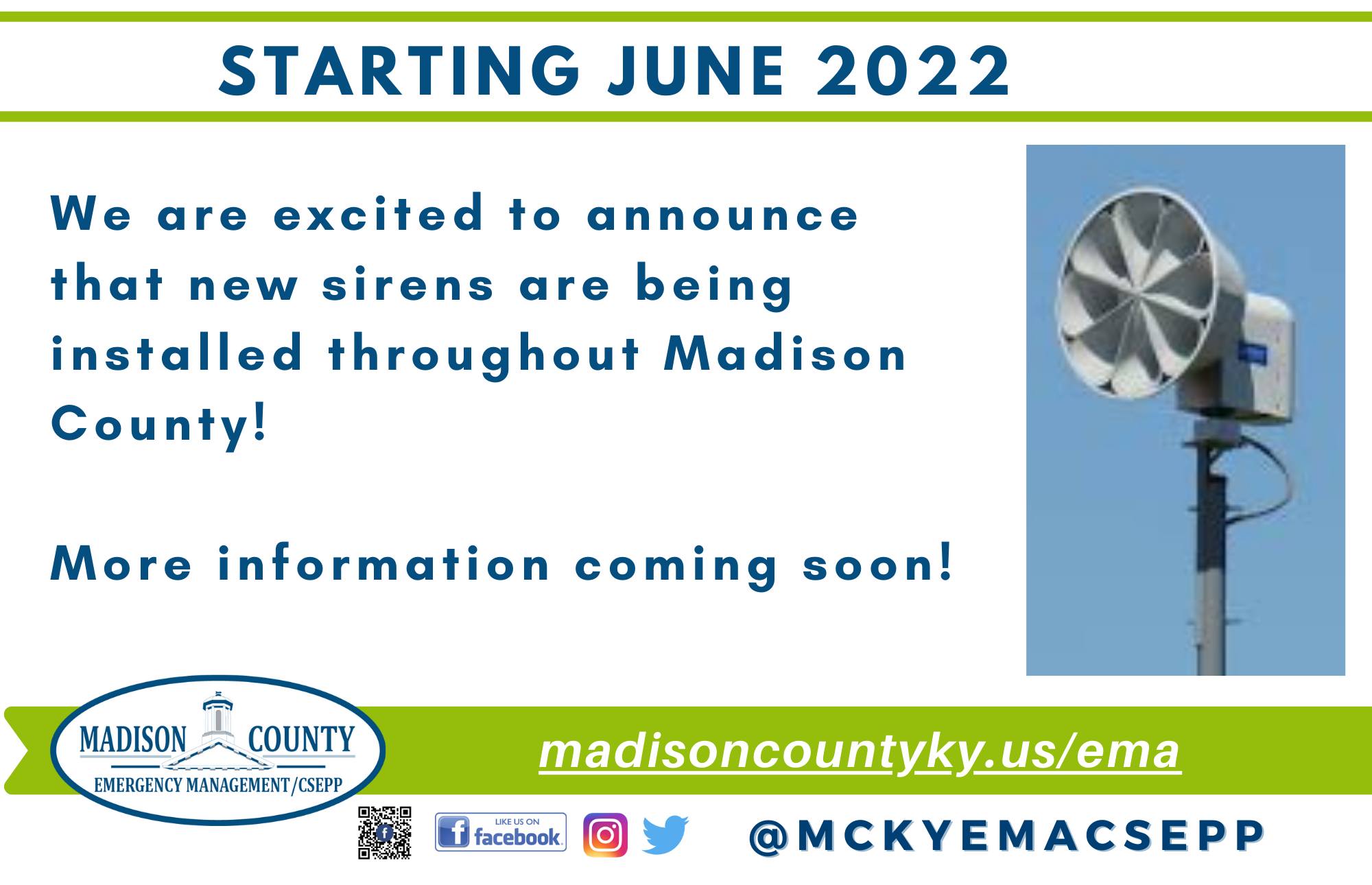 New emergency sirens coming to Madison County - WTVQ