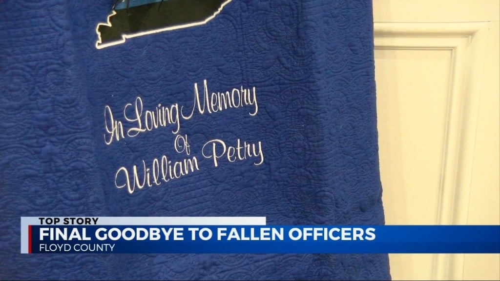 Final Goodbye To Three Officers