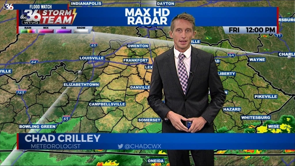 Chad Crilley's Friday Afternoon Forecast