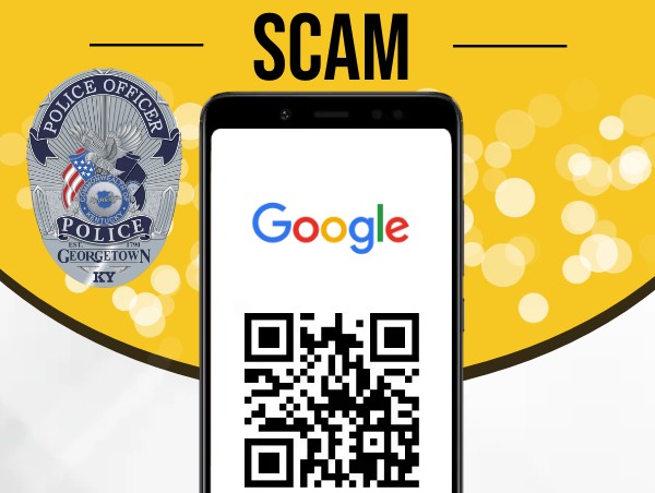 Georgetown Police Department QR code scam