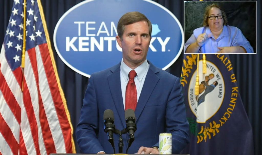 Gov. Andy Beshear gives Team Kentucky update