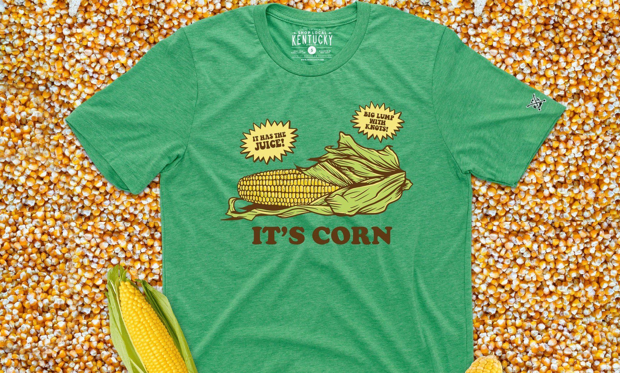 Shop Local Kentucky releases parody corn T-shirt after popular TikTok