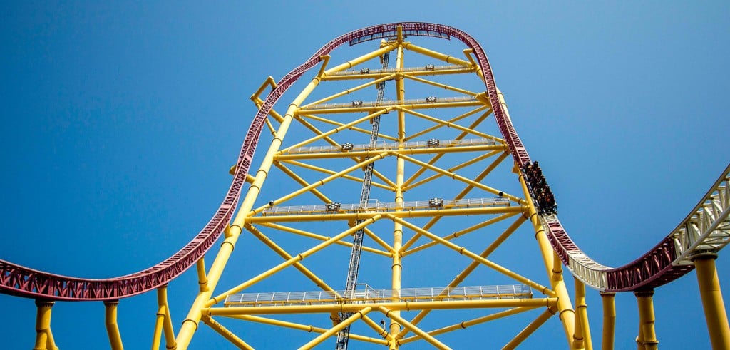 Top Thrill Dragster roller coaster