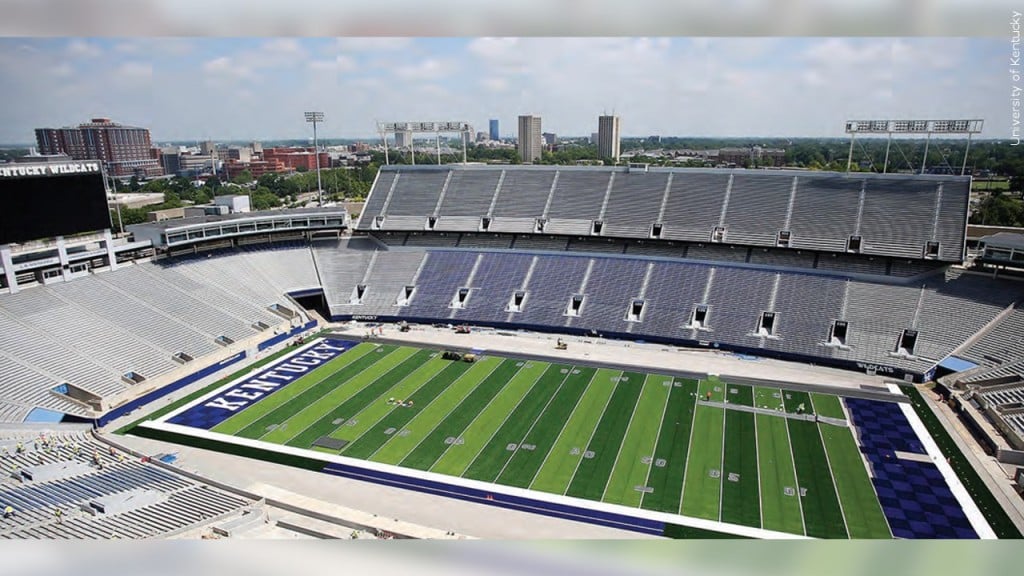 University of Kentucky's Kroger Field in Lexington Kentucky