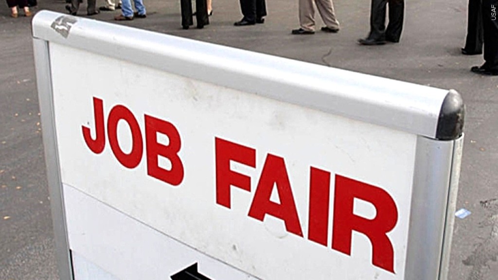 Job Fair sign