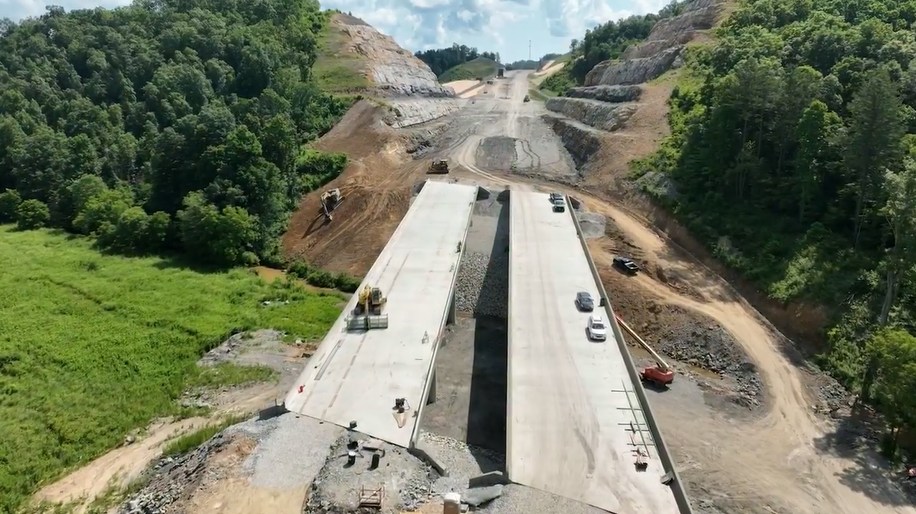 Mountain Parkway cosntruction