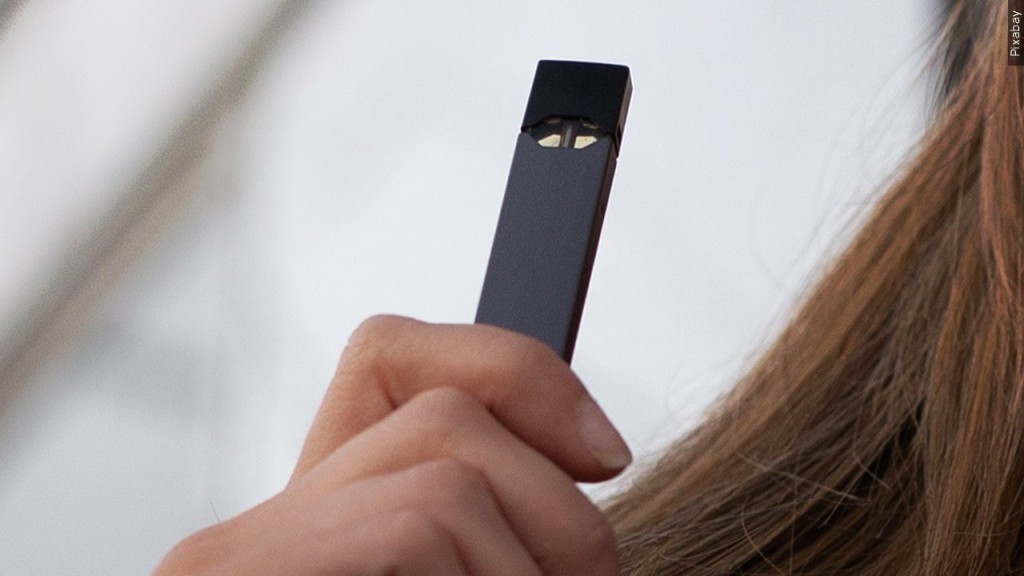 A Juul electronic cigarette