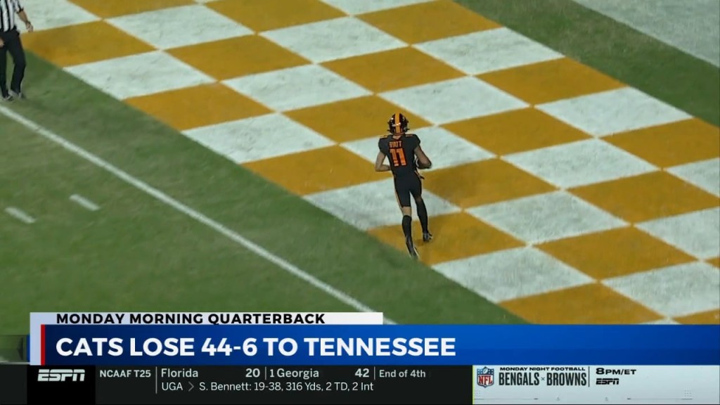 Monday Morning Quarterback With Jeff Piecoro: Football Cats Embarrassing Loss To Tn 10/31/2022