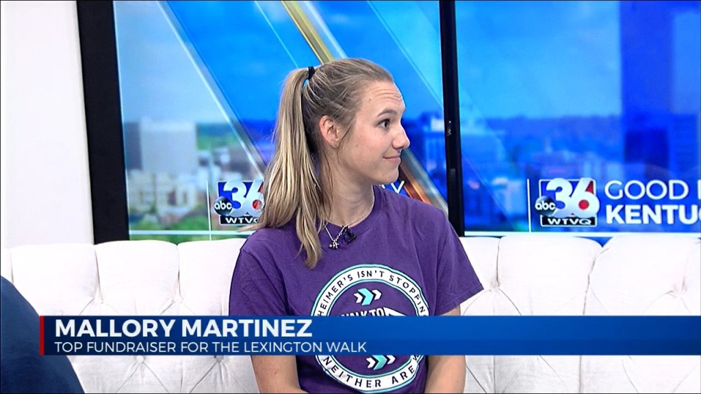 Alzheimer's Walk, Lexington's Top Fundraiser Mallory Martinez 10/10/2022